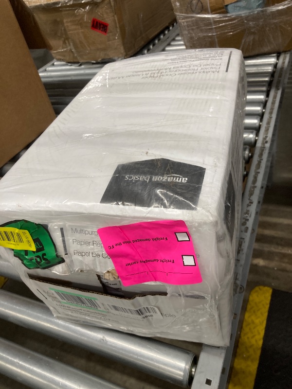 Photo 1 of Amazon Basics Multipurpose Copy Printer Paper, 20 lb, 8.5 x 11 Inches, 10 Reams (5,000 Sheets), 92 Bright, White