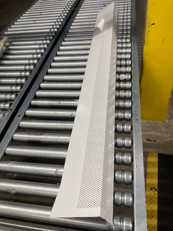 Photo 1 of ***(MISSING PARTS -DAMAGE  SELLING AS IS)*** 
Upgraded 6 FT Baseboard Heater Covers, Galvanized Steel Easy Slip-On Baseboard Cover for Replacing Old and Rusty Looking Electric and Hydronic Base board Heater Cover  
***(BOX RIPPED/TORN)***