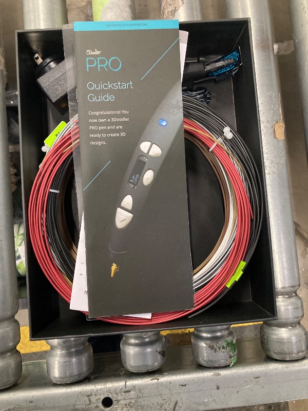 Photo 1 of ** PARTS ONLY**3Doodler PRO(2025) 3D Printing Pen, Design and Prototyping Tool for Creative Professionals, Includes Speciality Plastic Materials, Interchangable Nozzle Set and More