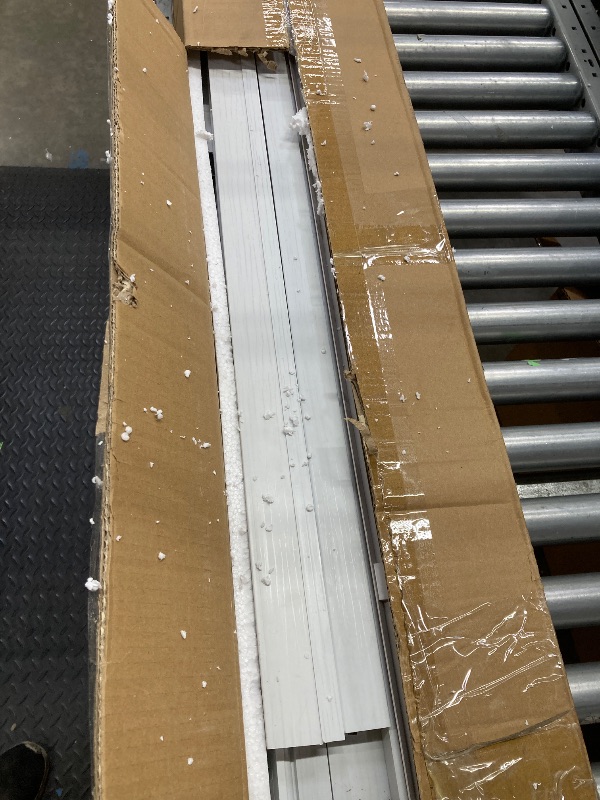 Photo 1 of 104RDHOUSE 36x80in PVC Internal Accordion Folding Door, Multifold Sliding Door for Closet, White in Color, with Installation Hardware; Handle; Latch.