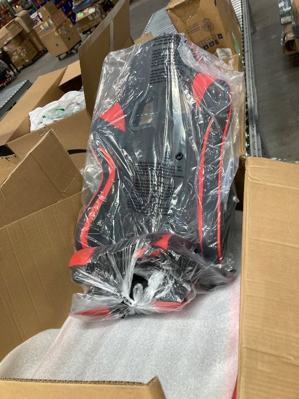 Photo 1 of ***MISSING LEGS***


JONPONY Big and Tall Gaming Chair, Ergonomic Design, Gamer Chair PU Leather with Footrest and Lumbar Support, High Back Office Chair Support 8 Hours Long Sitting, Computer Chair,Black Red