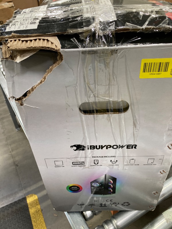 Photo 1 of ***(PARTS ONLY -SELLING AS IS)*** ibuypower gaming desktop pc.  ***(BOX RIPPED/TORN)***