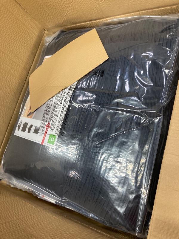 Photo 1 of Mainstays 11-Piece Bed in a Bag Comforter Set with Sheets, Black Satin, Queen, Unisex
