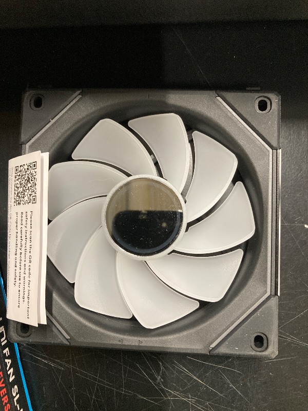 Photo 1 of ***USED, MISSING PARTS -SELLING AS IS***
Lian Li UNL Fan SL-Infinity 120-Triple Pack-ARGB Fan (Non-Wireless) -Infinity Mirror-Daisy-Chain Design. Customizable Lighting Effects-One Cable Connection-with Controller-Black-UF-SLIN120-3B