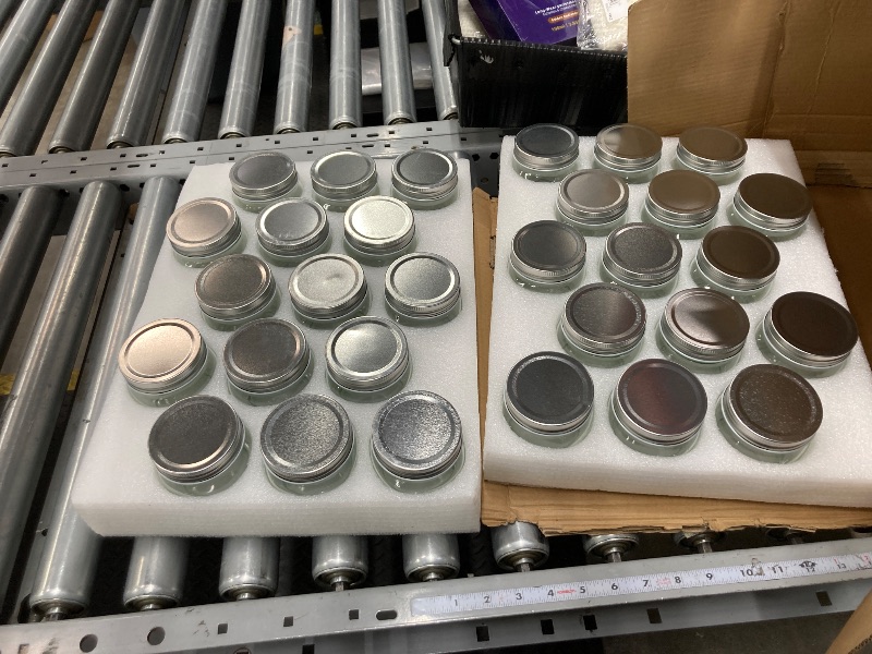 Photo 1 of 30 pcs Mason Jars 8 oz - Small Mason Jars with Silver Lid- 1/4 Quarts Canning Jars