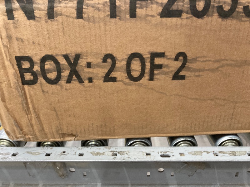 Photo 1 of ***BOX 2 OF 2 ONLY***CHRISTOPHER KNIGHT HOME LANCAS MODERN MINAMALIST WOODEN INDOOR DINING TABLE OVAL TOP ROOM FOR 6 PEDESTAL.***BOX 2 OF 2 ONLY***