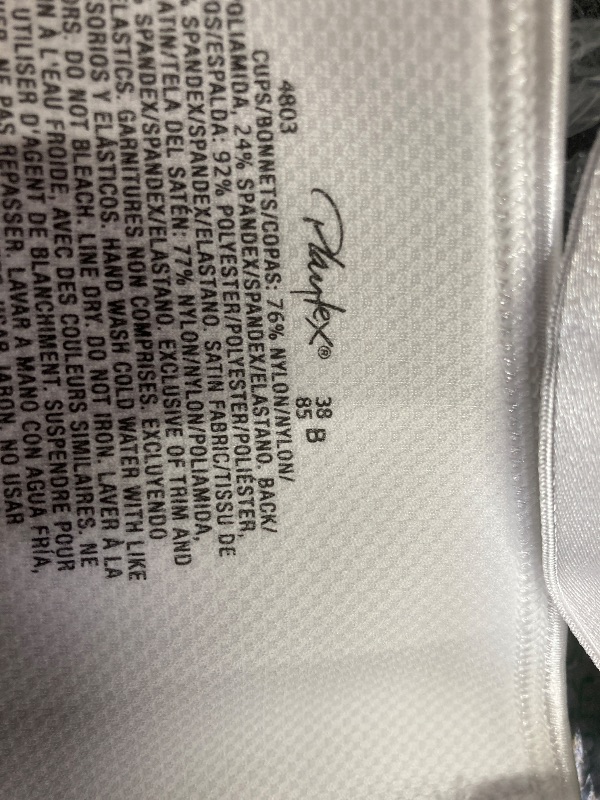 Photo 1 of ***ONLY I WHITE BRA INCLUDED***Playtex womens 18 Hour Silky Soft Smoothing Wireless Us4803 Available With 2-pack Option Bras, Nude, 38B US***ONLY I WHITE BRA INCLUDED***