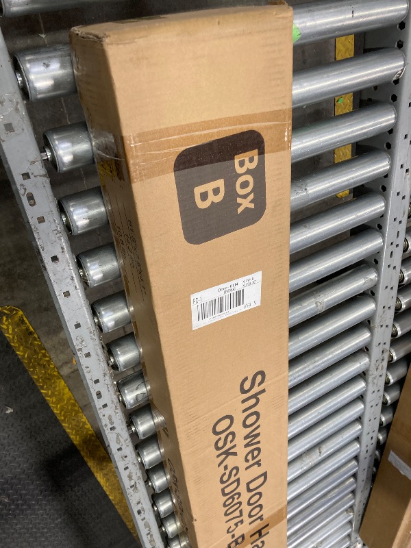 Photo 1 of ***HARDWARE BOX ONLY, NO SHOWER DOORS***Kurapika 56-60" W x 75" H Frameless Sliding Glass Shower Door with 5/16" (8mm) Certified Clear Tempered Glass, Noiseless Shatterproof, Gold Stainless Steel Hardware***HARDWARE BOX ONLY, NO SHOWER DOORS***