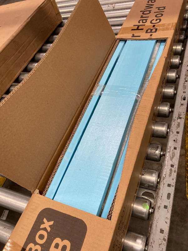 Photo 1 of ***HARDWARE BOX ONLY, NO SHOWER DOORS***Kurapika 56-60" W x 75" H Frameless Sliding Glass Shower Door with 5/16" (8mm) Certified Clear Tempered Glass, Noiseless Shatterproof, Gold Stainless Steel Hardware***HARDWARE BOX ONLY, NO SHOWER DOORS***