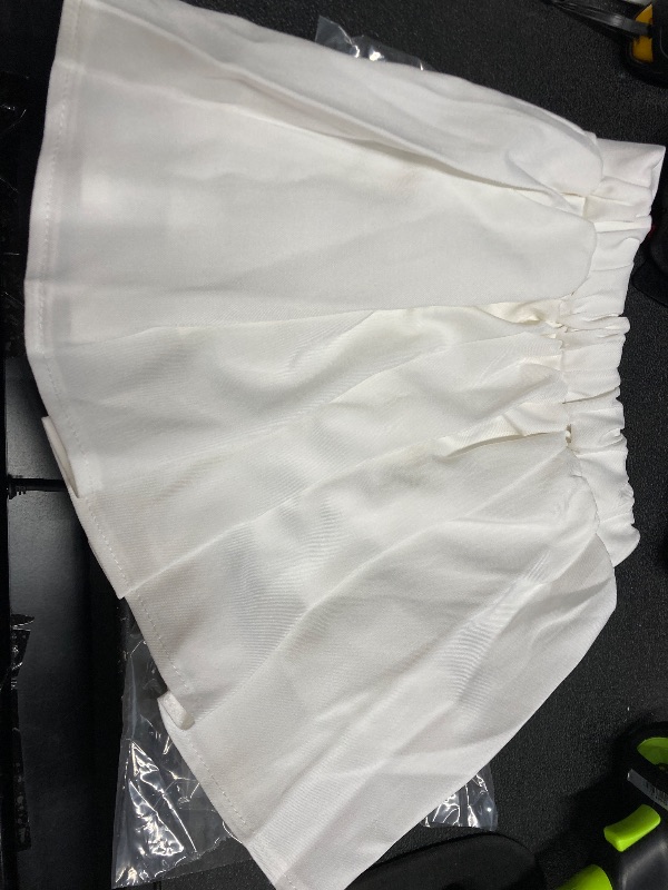 Photo 1 of ***ONLY 1 SKIRT INCLUDED***Dalukit 2 Pack Toddler Baby Girls Pleated Skirt Baby Girls Uniform Skirt Built in Shorts Tennis Casual Skorts for Little Kid Black/White***ONLY 1 SKIRT INCLUDED***