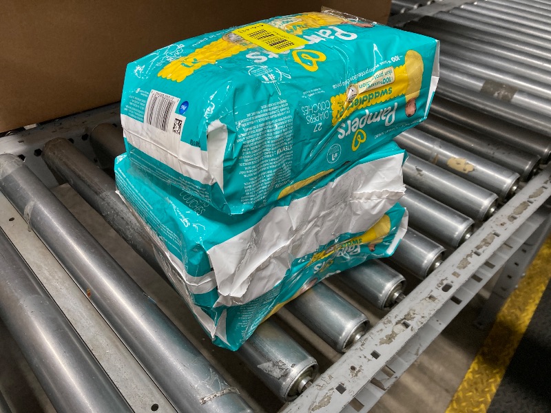 Photo 1 of ***3 packs included***Pampers Baby Diapers - Swaddlers - Size P1, 27 Count, Ultra Absorbent Disposable Preemie Diaper***3 packs included***