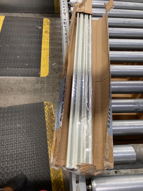 Photo 1 of ***HOOKS MAY BE MISSING***6ft-18ft Upgraded Aluminum Curtain Track, Ceiling or Wall mount, Curtain Rail System with 90 Degree Corner Bends, Windows and Room Divider Ceiling Track set with Runners and Hooks(White)***HOOKS MAY BE MISSING***