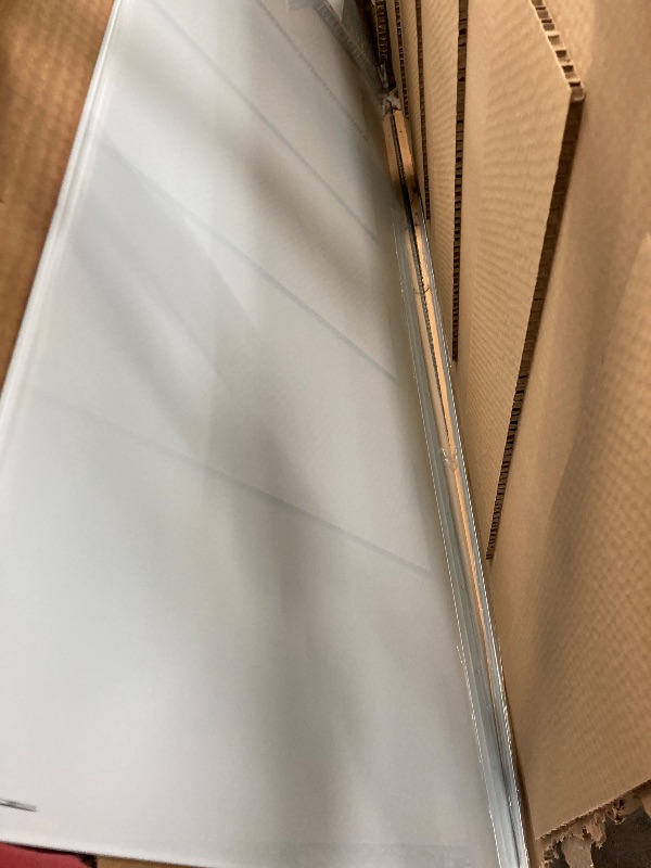 Photo 1 of Glass Whiteboard 6' x 3', Large Glass Dry Erase Board 70 x 35 Inches for Wall, Large White Board Frameless for Office Home & School