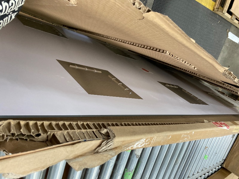 Photo 1 of Glass Whiteboard 6' x 3', Large Glass Dry Erase Board 70 x 35 Inches for Wall, Large White Board Frameless for Office Home & School