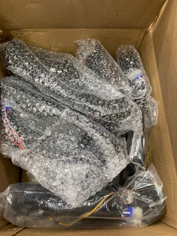 Photo 1 of 10L0L Deluxe Golf Cart Light Kit for Club Car DS 12V-60V, Full Headlight Taillight Kit with RGB Daytime Running Lamp Low High Beam Turn Signal Horn Brake Pad Hazard Blinker