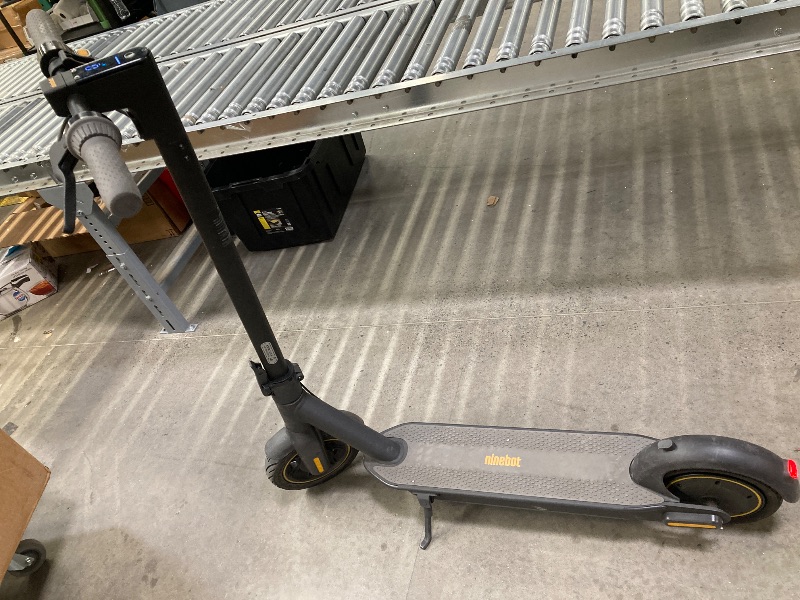 Photo 1 of **NO BOX/NO CHARGER***Segway - Max G30P Electric Kick Scooter, Foldable Electric Scooter w/40.4 mi Max Operating Range & 18.6 mph Max Speed - Black