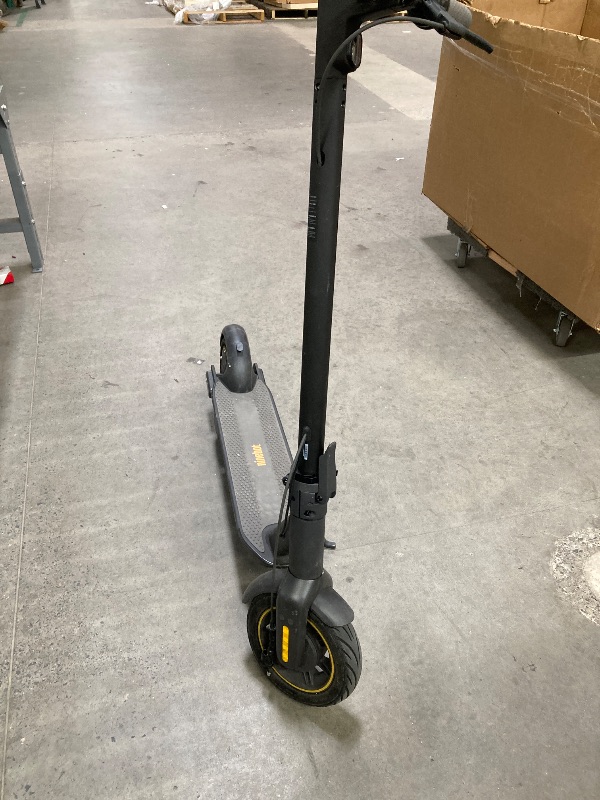 Photo 1 of **NO BOX/NO CHARGER***Segway - Max G30P Electric Kick Scooter, Foldable Electric Scooter w/40.4 mi Max Operating Range & 18.6 mph Max Speed - Black