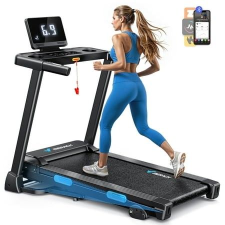 Photo 1 of **Parts Only
MERACH 2.5HP Folding Treadmill with Incline Fitness Treadmill for Home with APP 0.8-7.5MPH LED Display