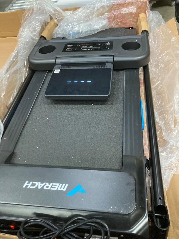 Photo 1 of **Parts Only
MERACH 2.5HP Folding Treadmill with Incline Fitness Treadmill for Home with APP 0.8-7.5MPH LED Display