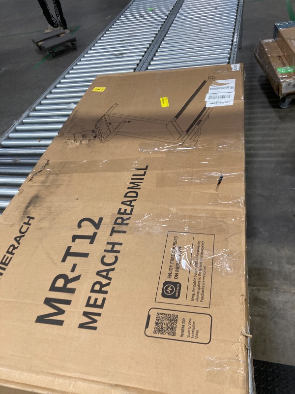 Photo 1 of **Parts Only
MERACH 2.5HP Folding Treadmill with Incline Fitness Treadmill for Home with APP 0.8-7.5MPH LED Display