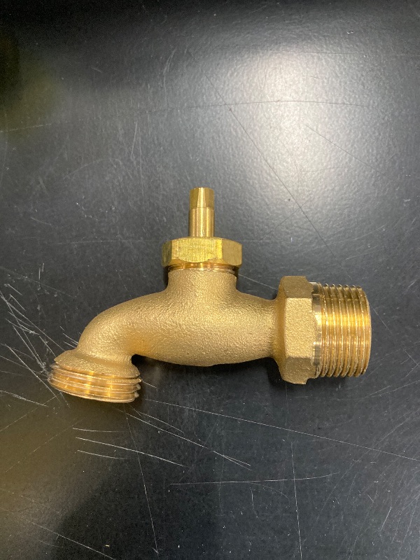Photo 1 of ***(PART ONLY -MISSING PIECES -SELLING AS IS)***
Eastman Irrigation Hose Bibb, 3/4 Inch MIP x 3/4 Inch MHT Outdoor Spigot, Brass Garden Valve, 20183