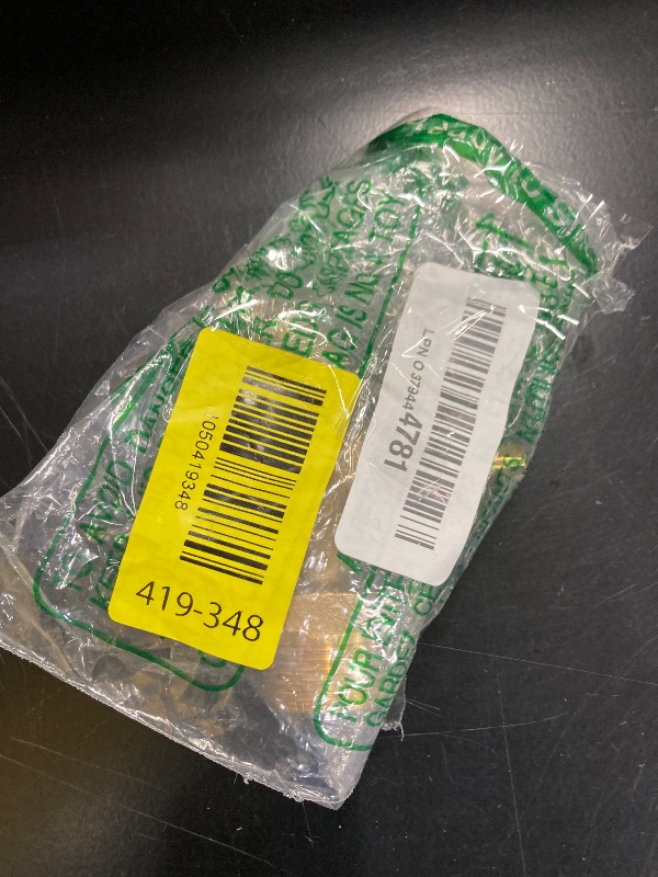 Photo 1 of ***(PART ONLY -MISSING PIECES -SELLING AS IS)***
Eastman Irrigation Hose Bibb, 3/4 Inch MIP x 3/4 Inch MHT Outdoor Spigot, Brass Garden Valve, 20183