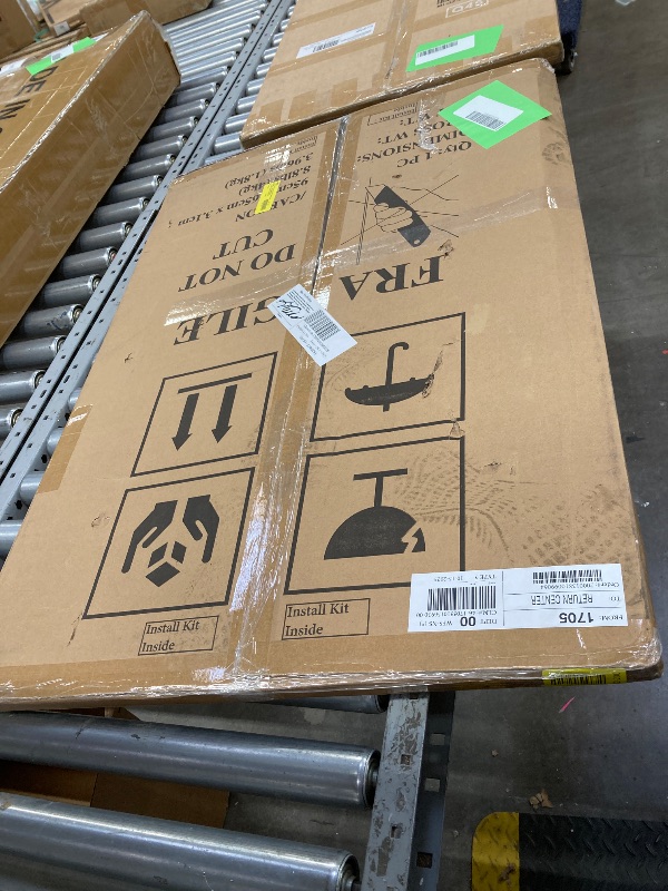 Photo 1 of **DAMAGE-SEE PIC**AGCAN White Board Dry Erase and Cork Board for Wall 35" x 23" Bulletin Magnetic Board Combo School Supplies