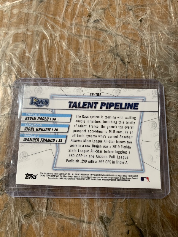 Photo 1 of 2020 Bowman Talent Pipeline Franco / Padlo / Bruins #TP-TBR