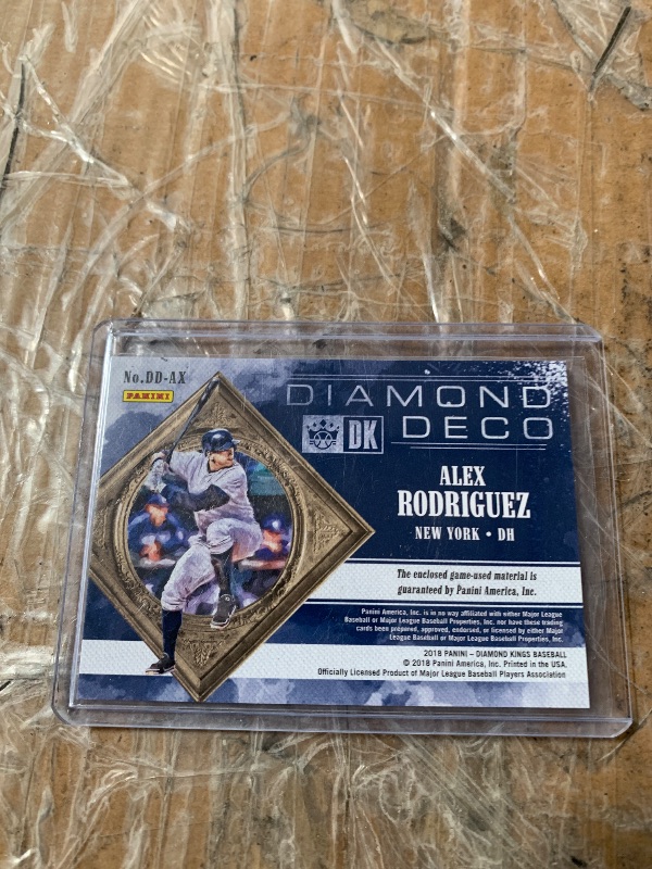 Photo 1 of 2018 Panini Diamond Kings Deco Alex Rodriguez #DD-AX
