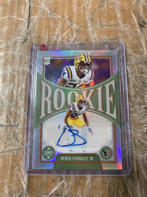 Photo 1 of 2022 Panini Legacy - Rookies Derek Stingley Jr. #173 Autographed