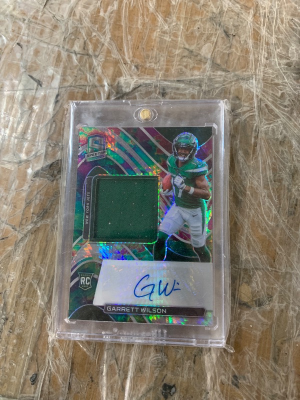 Photo 1 of Garret Wilson [Patch Autograph] #205 2022 Panini Spectra