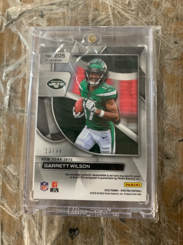 Photo 1 of Garret Wilson [Patch Autograph] #205 2022 Panini Spectra