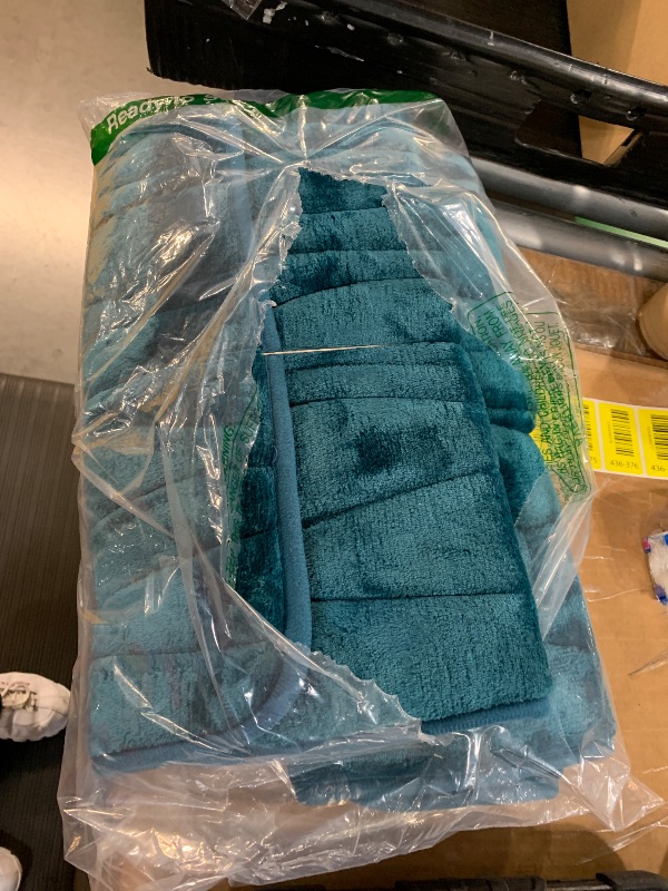 Photo 1 of ***STOCK IMAGE FOR REFERENCE***
BYSURE Bathroom Rugs Sets 2 Piece, Memory Foam Non Slip Extra Soft Absorbent Machine Washable Toilet Bath Mats (Teal, 17x24+20x32)