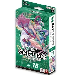 Photo 1 of ***FACTORY SEALED - OPENED FOR INSPECTION***One Piece Starter Deck Green Uta ST 16