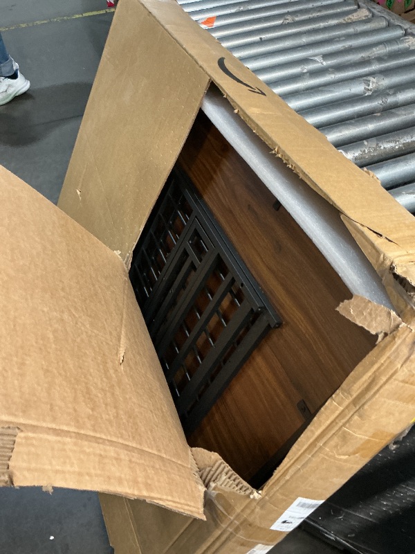 Photo 1 of ***MISSING PARTS - SEE NOTES***Amazon Basics Furniture Style Dog Crate, 48 Inches