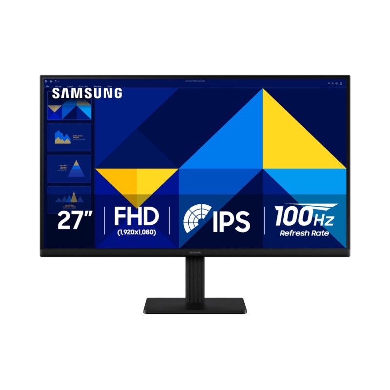 Photo 1 of ***FACTORY SEALED - OPENED FOR INSPECTION***
Samsung 27" (S30GD) Essential Monitor with IPS Panel and Tilt Only Stand, 100Hz Refresh Rate, Ergonomic Design, Advanced Eye Care, Game Mode, LS27D304GANXZA