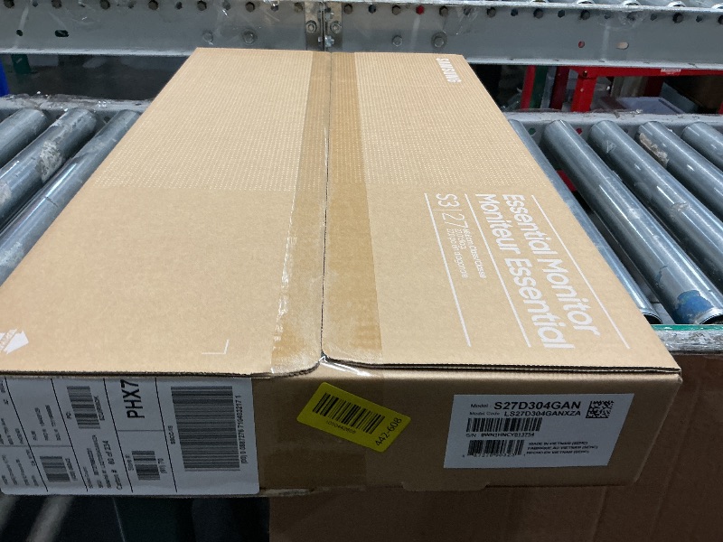 Photo 1 of ***FACTORY SEALED - OPENED FOR INSPECTION***
Samsung 27" (S30GD) Essential Monitor with IPS Panel and Tilt Only Stand, 100Hz Refresh Rate, Ergonomic Design, Advanced Eye Care, Game Mode, LS27D304GANXZA
