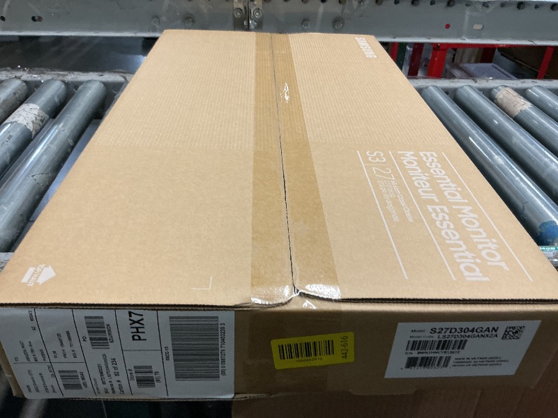 Photo 1 of ***FACTORY SEALED - OPENED FOR INSPECTION***
Samsung 27" (S30GD) Essential Monitor with IPS Panel and Tilt Only Stand, 100Hz Refresh Rate, Ergonomic Design, Advanced Eye Care, Game Mode, LS27D304GANXZA