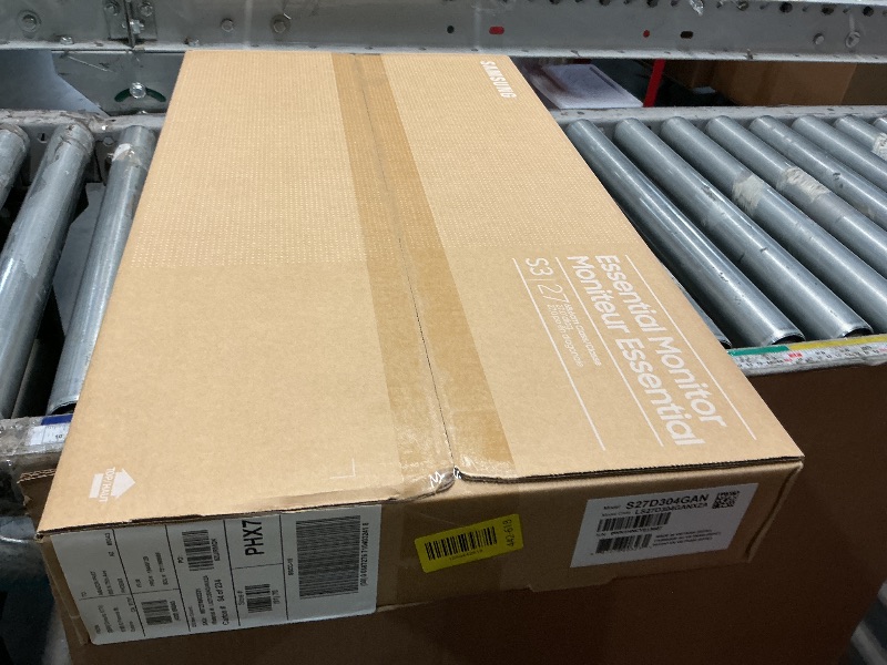 Photo 1 of ***FACTORY SEALED - OPENED FOR INSPECTION***
Samsung 27" (S30GD) Essential Monitor with IPS Panel and Tilt Only Stand, 100Hz Refresh Rate, Ergonomic Design, Advanced Eye Care, Game Mode, LS27D304GANXZA