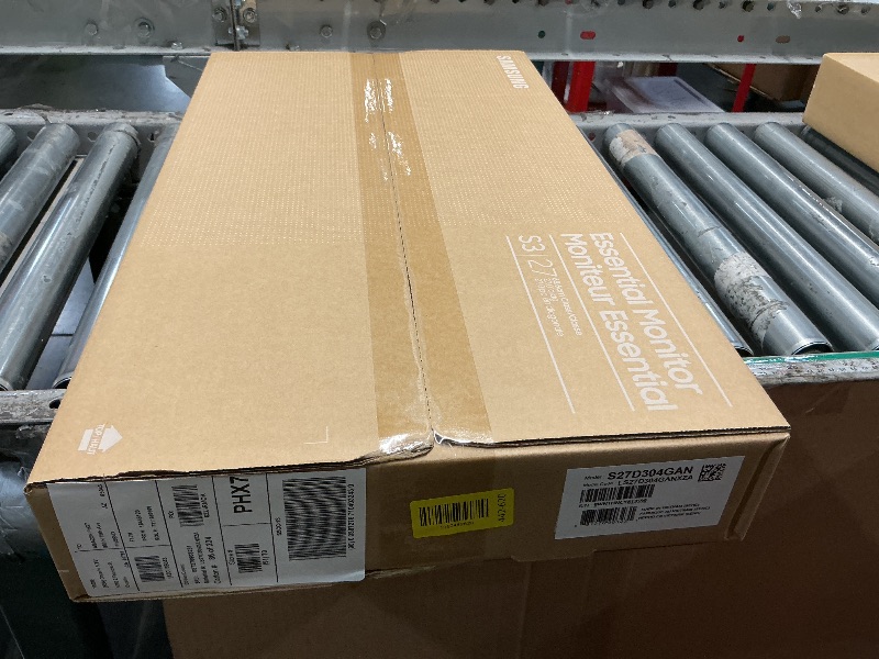 Photo 1 of ***FACTORY SEALED - OPENED FOR INSPECTION***
Samsung 27" (S30GD) Essential Monitor with IPS Panel and Tilt Only Stand, 100Hz Refresh Rate, Ergonomic Design, Advanced Eye Care, Game Mode, LS27D304GANXZA