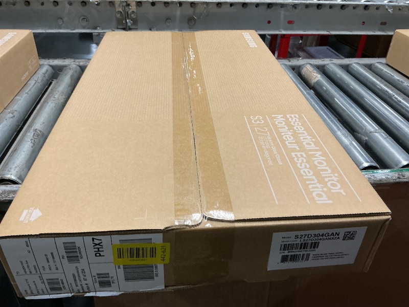 Photo 1 of ***FACTORY SEALED - OPENED FOR INSPECTION***
Samsung 27" (S30GD) Essential Monitor with IPS Panel and Tilt Only Stand, 100Hz Refresh Rate, Ergonomic Design, Advanced Eye Care, Game Mode, LS27D304GANXZA