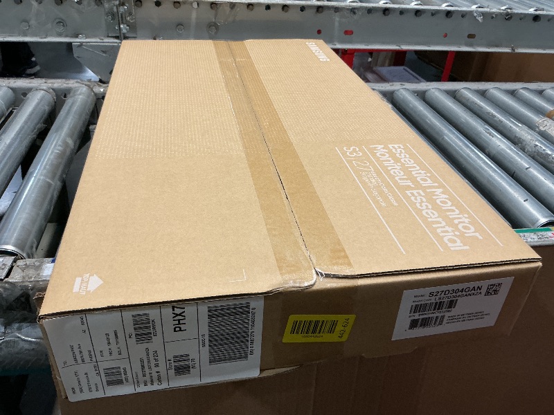 Photo 1 of ***FACTORY SEALED - OPENED FOR INSPECTION***
Samsung 27" (S30GD) Essential Monitor with IPS Panel and Tilt Only Stand, 100Hz Refresh Rate, Ergonomic Design, Advanced Eye Care, Game Mode, LS27D304GANXZA