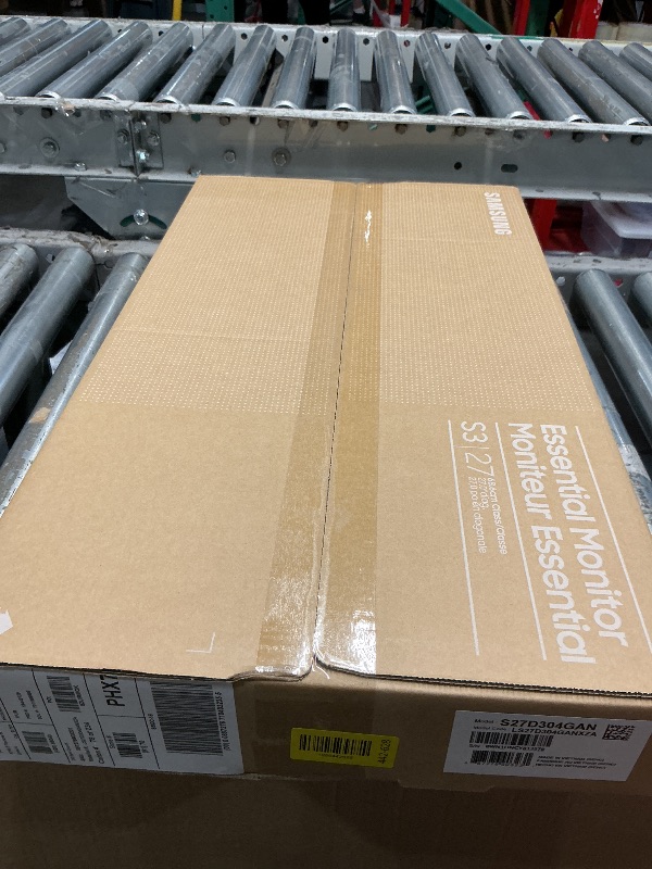 Photo 1 of ***FACTORY SEALED - OPENED FOR INSPECTION***
Samsung 27" (S30GD) Essential Monitor with IPS Panel and Tilt Only Stand, 100Hz Refresh Rate, Ergonomic Design, Advanced Eye Care, Game Mode, LS27D304GANXZA
