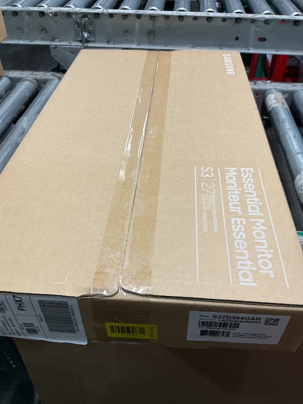 Photo 1 of ***FACTORY SEALED - OPENED FOR INSPECTION***
Samsung 27" (S30GD) Essential Monitor with IPS Panel and Tilt Only Stand, 100Hz Refresh Rate, Ergonomic Design, Advanced Eye Care, Game Mode, LS27D304GANXZA