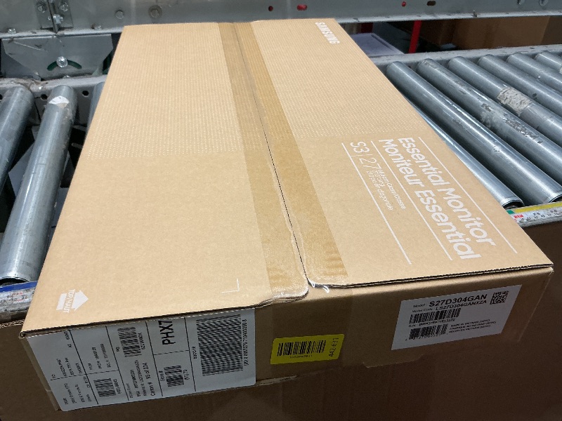 Photo 1 of ***FACTORY SEALED - OPENED FOR INSPECTION***
Samsung 27" (S30GD) Essential Monitor with IPS Panel and Tilt Only Stand, 100Hz Refresh Rate, Ergonomic Design, Advanced Eye Care, Game Mode, LS27D304GANXZA
