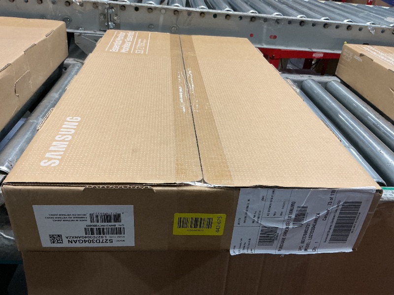 Photo 1 of ***FACTORY SEALED - OPENED FOR INSPECTION***
Samsung 27" (S30GD) Essential Monitor with IPS Panel and Tilt Only Stand, 100Hz Refresh Rate, Ergonomic Design, Advanced Eye Care, Game Mode, LS27D304GANXZA