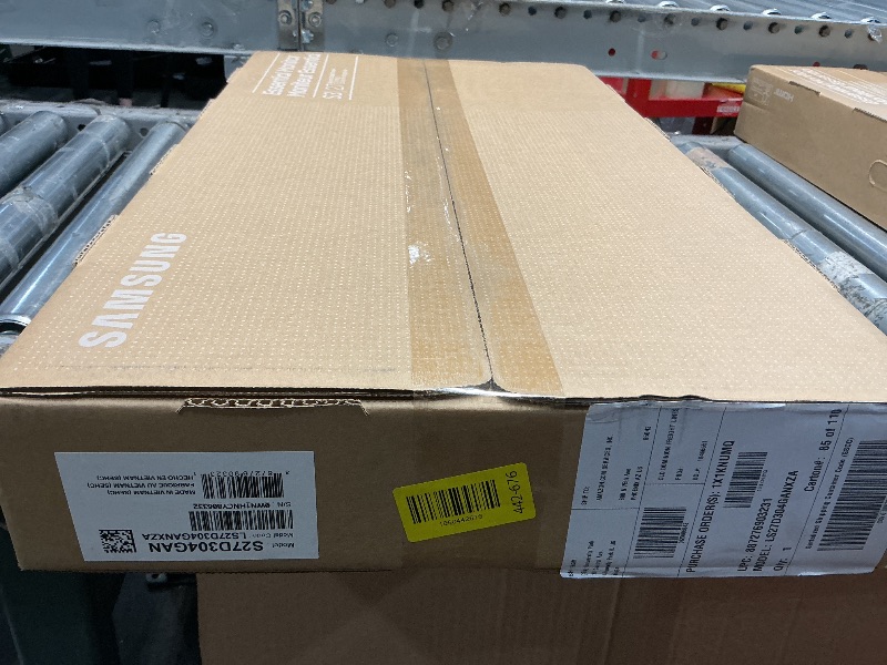 Photo 1 of ***FACTORY SEALED - OPENED FOR INSPECTION***
Samsung 27" (S30GD) Essential Monitor with IPS Panel and Tilt Only Stand, 100Hz Refresh Rate, Ergonomic Design, Advanced Eye Care, Game Mode, LS27D304GANXZA