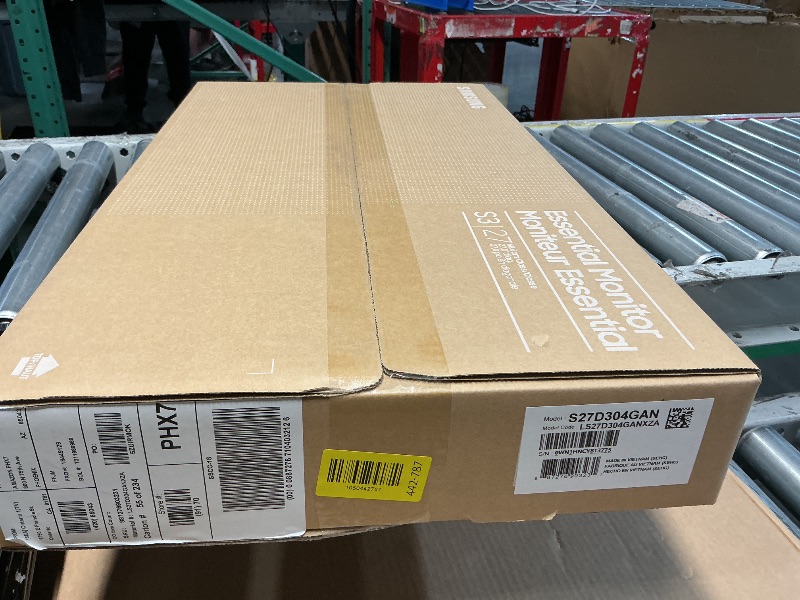 Photo 1 of ***FACTORY SEALED - OPENED FOR INSPECTION***
Samsung 27" (S30GD) Essential Monitor with IPS Panel and Tilt Only Stand, 100Hz Refresh Rate, Ergonomic Design, Advanced Eye Care, Game Mode, LS27D304GANXZA