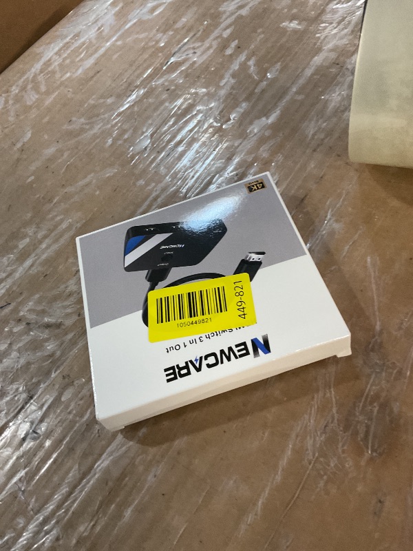 Photo 1 of [Upgrade] HDMI Switch 3 in 1 Out, 4K@60Hz HDMI 2.0 Switch Splitter with 2.6FT Long HDMI Cable, 3-Port HDMI Switcher Selector, Supports 4K 30Hz 3D 1080P HDCP2.2 for PS5 Xbox DVD Player Fire Stick PC