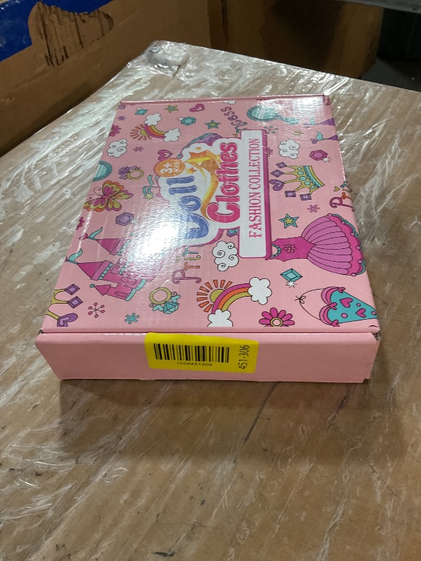 Photo 1 of ?195 Pcs Doll Clothes and Accessories Kit, Include Princess Gowns, Fashion Skirt, Slip Dresses, Tops, Pants, Bikini Swimsuits, Shoes, Crowns, Necklaces, Glasses, Hangers in Gift Box for 11"-12" Dolls